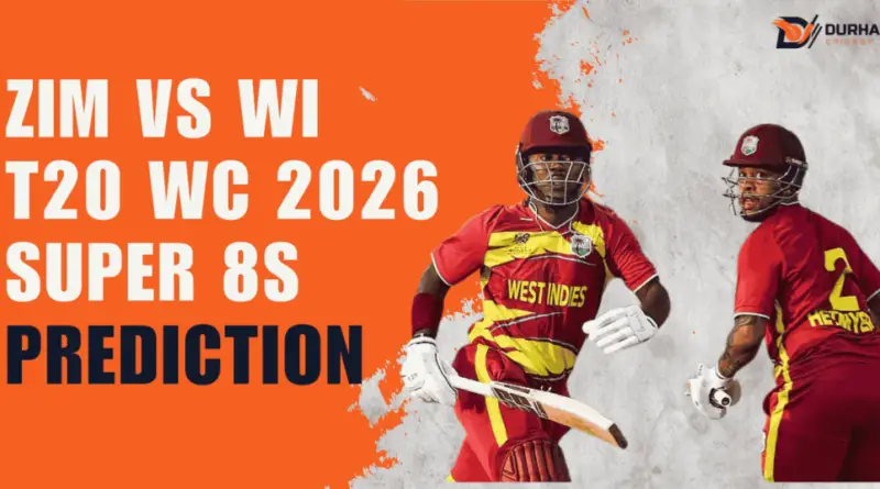 Zimbabwe vs. West Indies Super 8 match in the 2026 ICC Men's T20 World Cup