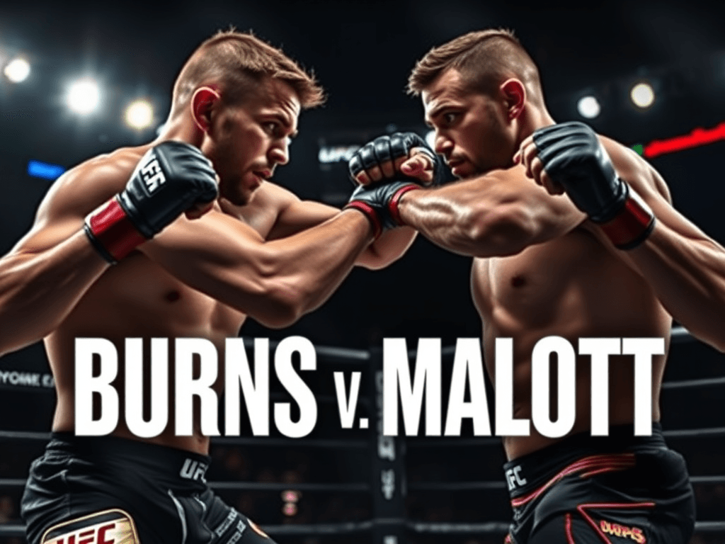 Burns vs Malott: Key Details & Livestream Options for UFC Fans