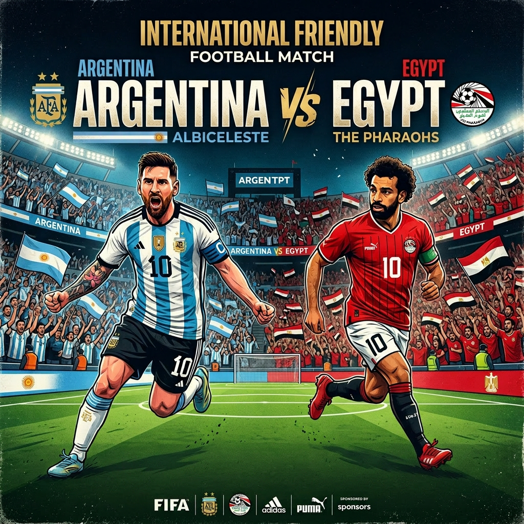 Argentina vs Egypt Live Stream, Live Score, Preview & Prediction